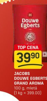 Mletá káva Grand Aroma Douwe Egberts