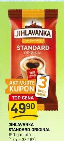 Mletá káva Standard Jihlavanka