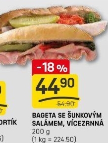 Obložená bageta