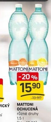 Ochucená voda Mattoni