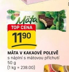 Oplatky Mäta Sedita