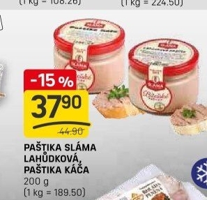 Paštika Káča Sláma