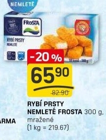 Rybí prsty nemleté mražené Frosta