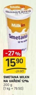 Smetana Milkin 12%