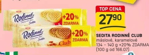 Sušenky Rodinné Club Sedita