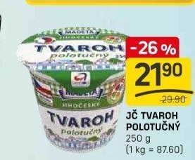 Tvaroh polotučný Jihočeský Madeta