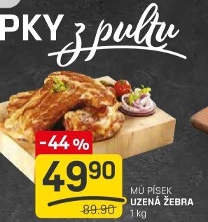 Vepřová uzená žebra Maso uzeniny Písek