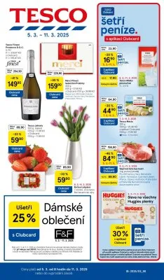 akční leták Tesco 5.3.2025-11.3.2025