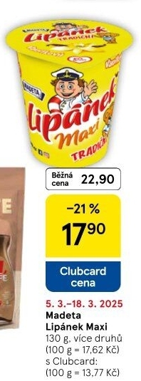 Dezert Lipánek Madeta