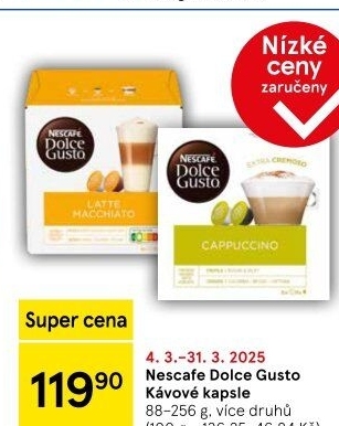 Kapsle Dolce Gusto Nescafé
