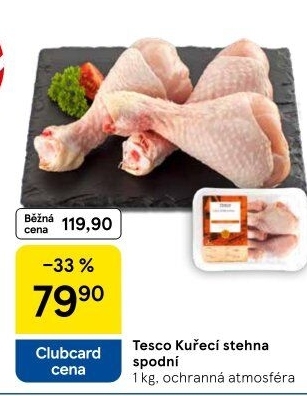 Kuřecí stehna Tesco