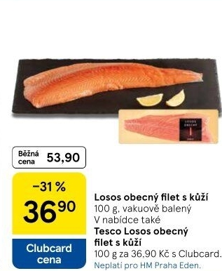 Losos obecný filety