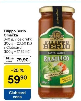 Omáčky Filippo Berio