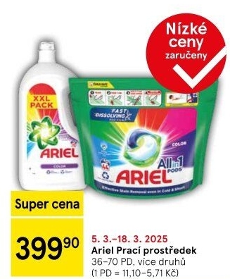 Prací prostředky Ariel