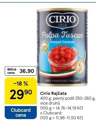 Rajčata Cirio