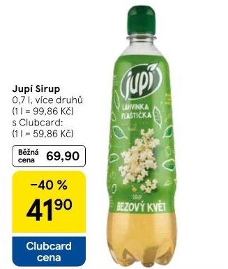 Sirup hustý Lahvinka Jupí