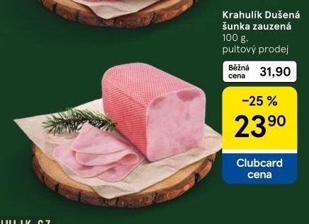 Šunka dušená zauzená Krahulík
