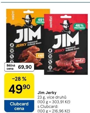 Sušené maso Jim Jerky