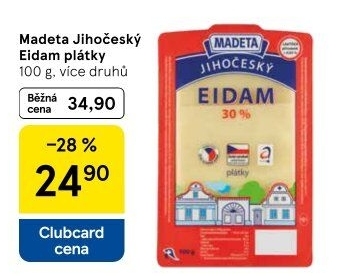 Sýr Eidam Jihočeský Madeta