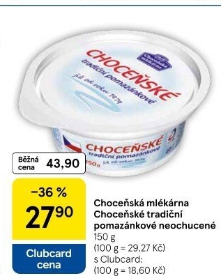 Tradiční pomazánkové Choceňské