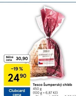 Chléb Šumperský Tesco