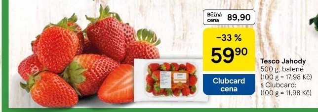 Jahody Tesco