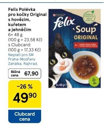 Polévka pro kočky Felix Purina