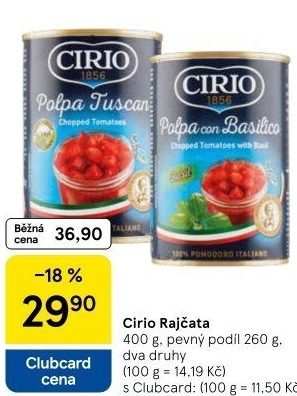 Rajčata Cirio