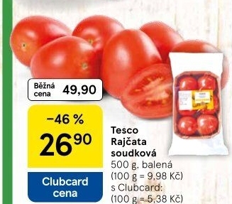 Rajčata soudková Tesco
