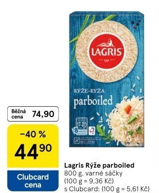 Rýže parboiled Lagris