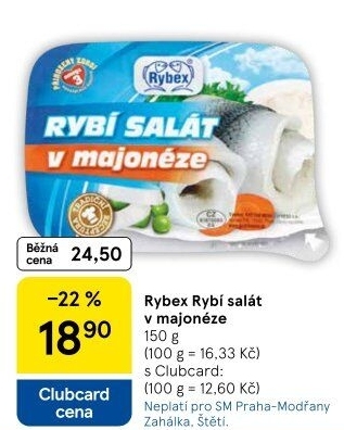 Salát rybí v majonéze Rybex