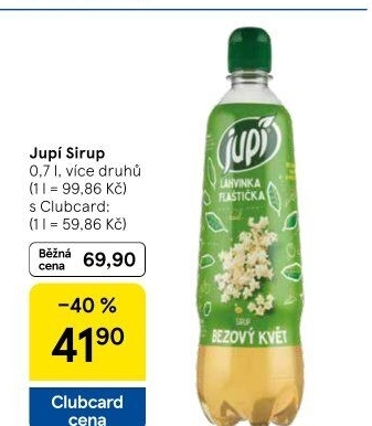 Sirup hustý Lahvinka Jupí