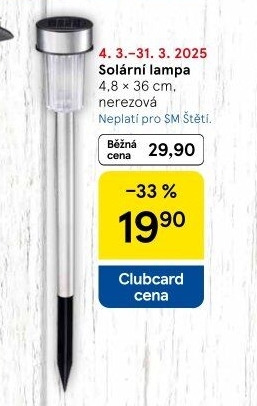 Solární lampa