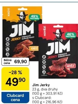 Sušené maso Jim Jerky