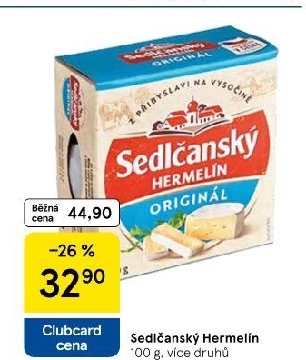 Sýr Hermelín Sedlčanský