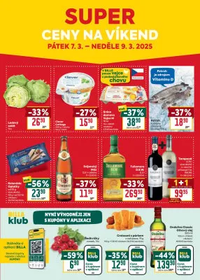 akční leták BILLA 5.3.2025-11.3.2025