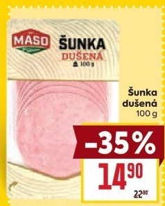 Dušená šunka standard Maso Příbram