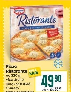 Pizza mražená Ristorante Dr. Oetker