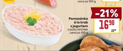 Pomazánka a la krab s jogurtem