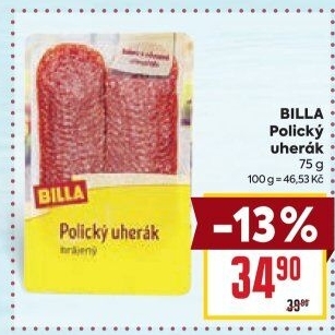 Salám Uherák polický Billa