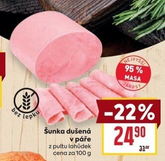 Šunka dušená nejvyšší jakosti