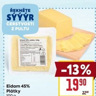 Sýr Eidam 45%