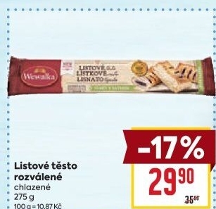 Těsto listové Wewalka