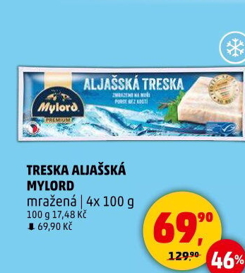 Aljašská treska mražená Mylord