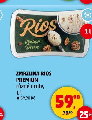 Zmrzlina ve vaničce Premium Rios
