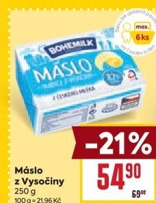 Máslo z Vysočiny