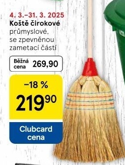 Koště venkovní - slámové