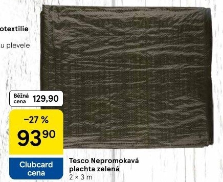 Krycí plachta Tesco