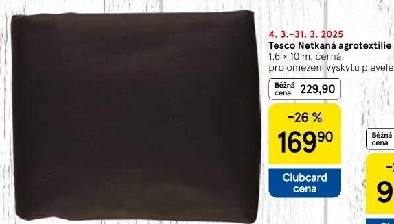 Netkaná textilie Tesco