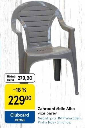 Plastová židle